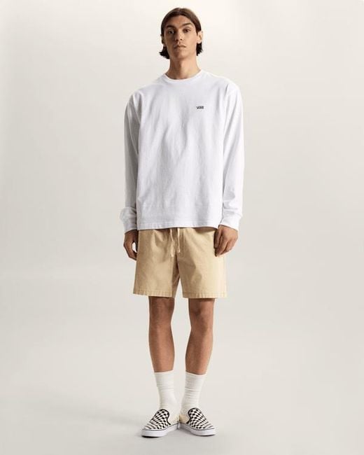 Vans Range Relaxed Elastic Short, Grootte in het Natural voor heren