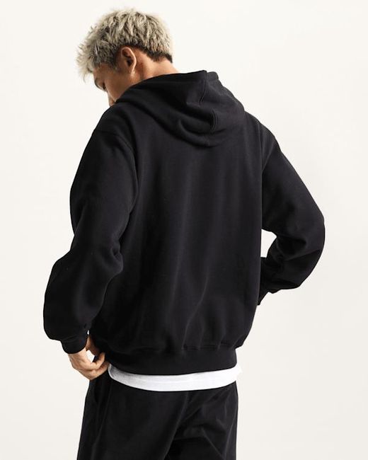 Vans Black Left Chest Ii Logo Pullover Hoodie for men