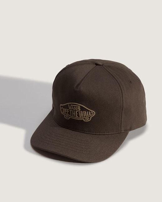 Vans Brown Classic Snapback Hat for men