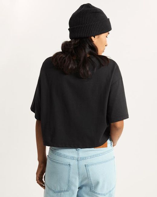 Vans Black Ellipse Relax Crop T-Shirt