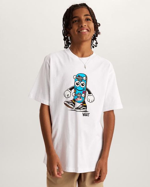 Vans White Lil Roller T-Shirt (8-14 Years)