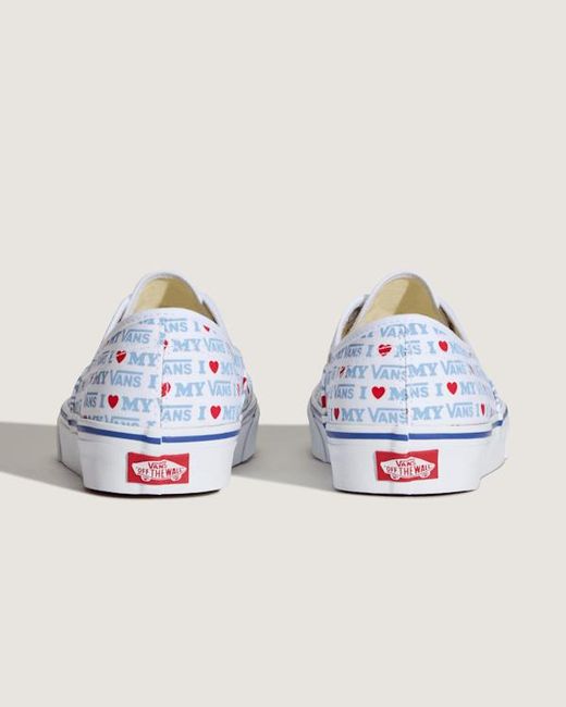 Vans Blue I Love My Authentic Shoes for men