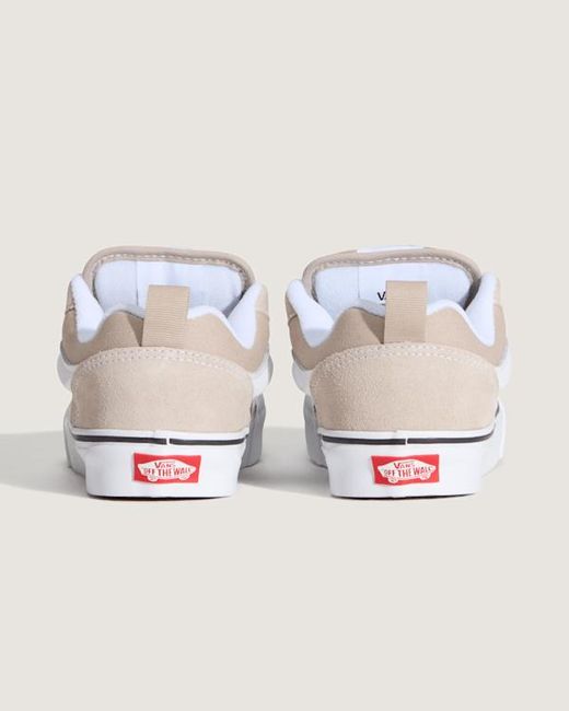 Vans White Knu Skool Shoes for men