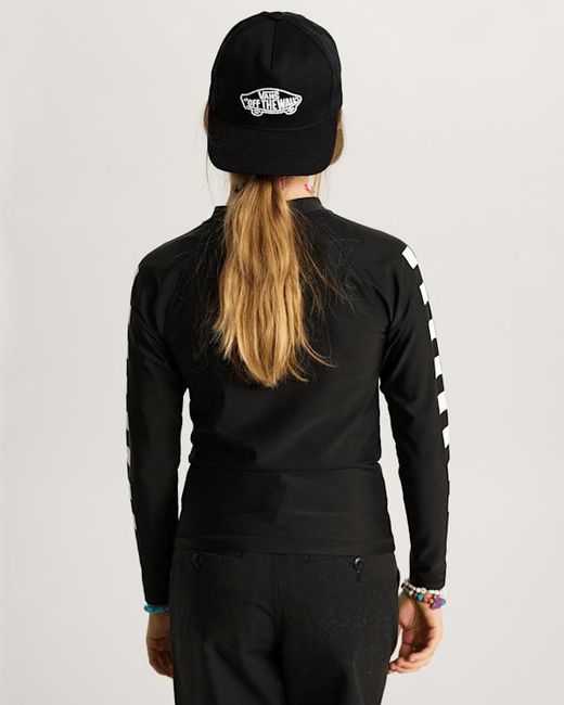 Vans Black Kids Rashguard (8-14 Years)
