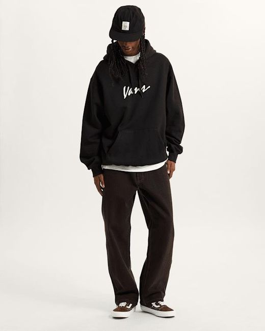 Sweat À Capuche Scripted Homme, Taille Vans pour homme en coloris Black
