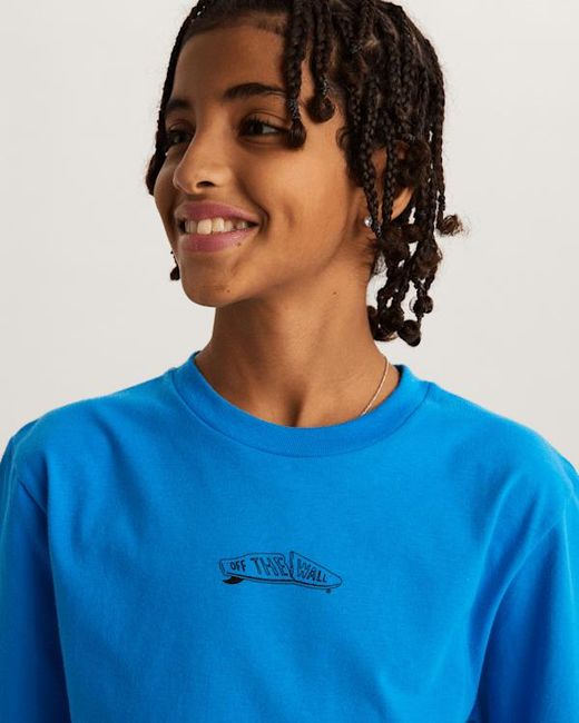 Vans Blue Kids Crestline T-Shirt (8-14 Years)