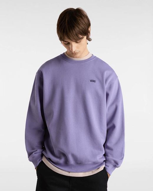 Vans Purple Left Chest Ii Logo Sweatshirt