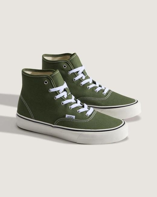 Vans Green Authentic Hi 2.0 Shoes for men