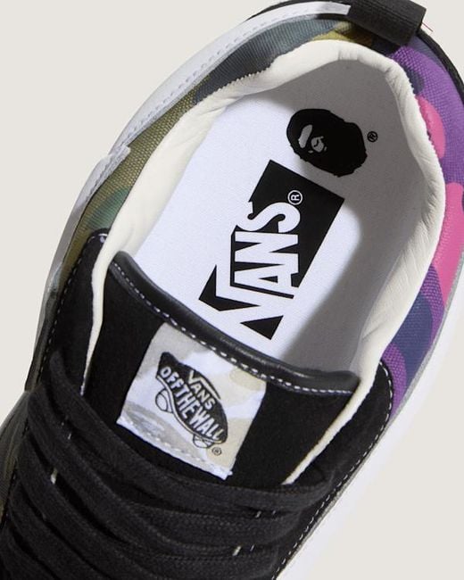Vans Black X Bape Knu Skool for men