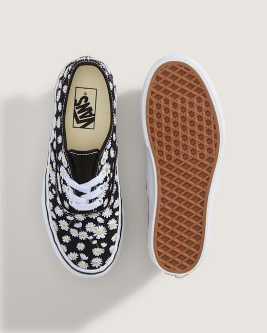 Vans White Authentic Platform Shoes for men