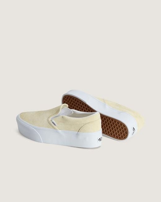 Vans Natural Classic Slip-On Stackform Shoes for men
