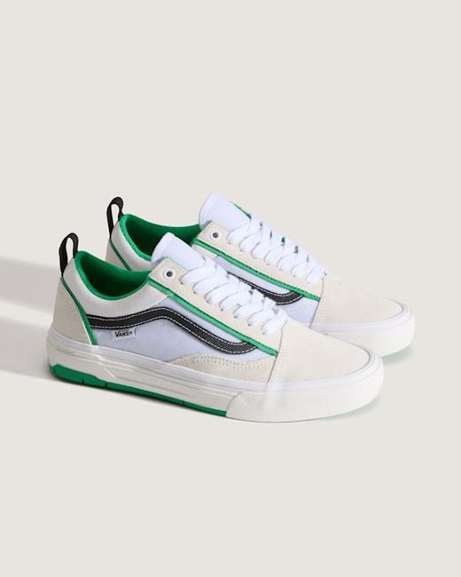 Vans White Skate Old Skool Wafflecup Shoes for men