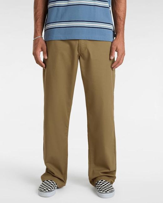 Vans Green Authentic Chino Loose Trousers for men