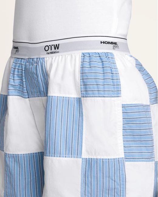 Vans Blue Otw Homme Girls Patchwork Boxer Short Azurine