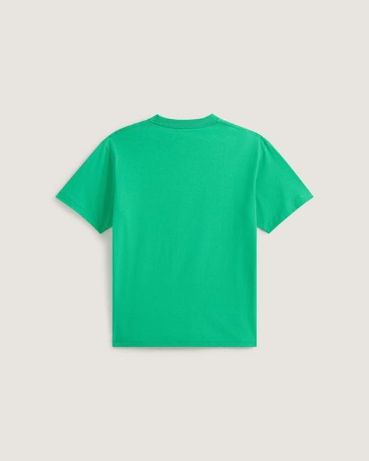 Vans Green Stretch Logo T-Shirt for men