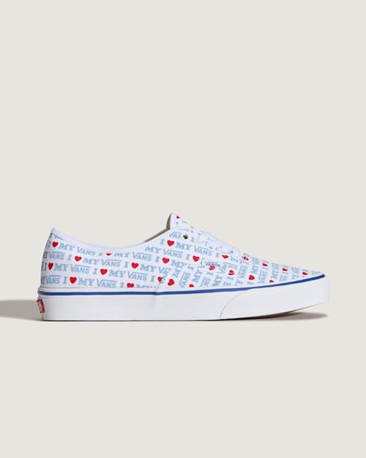 Vans Blue I Love My Authentic Shoes for men