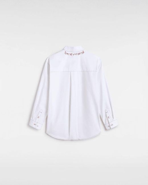 Vans White Gillian Button Down Shirt