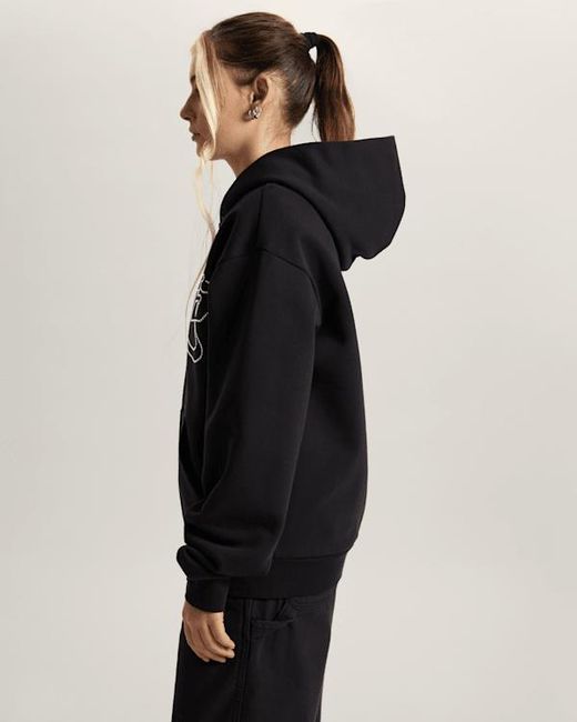 Vans Black Y2K Star Zip Pullover Hoodie