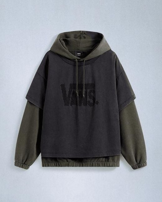 Vans Black Act Of Disagreement Lasered Hoodie for men