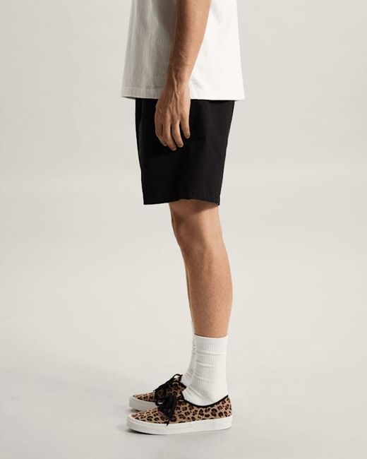 Vans Black Range Relaxed Elastic Shorts for men