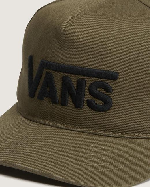 Gorra Con Cierre Ajustable Trasero Y Logotipo Drop V, Hombre, Talla Vans de hombre de color Green