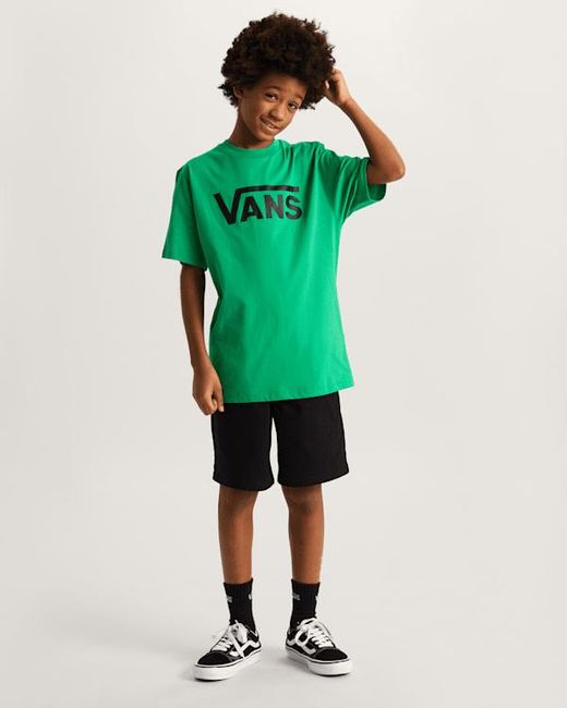 Vans Green Kids Classic T-Shirt (8-14 Years)