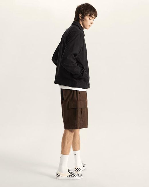 Vans Brown Range Cargo Shorts for men