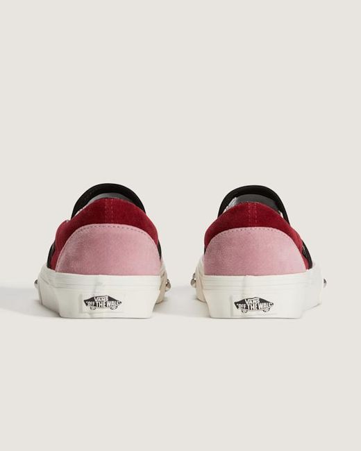 Vans Pink Classic Slip-On Shoes for men