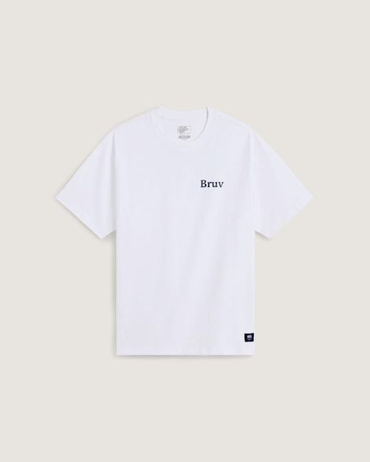 Vans White Bruv T-Shirt for men