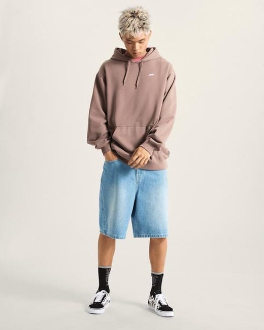 Felpa Con Cappuccio Saltoon Loose, Uomo, Taglia di Vans in Brown da Uomo