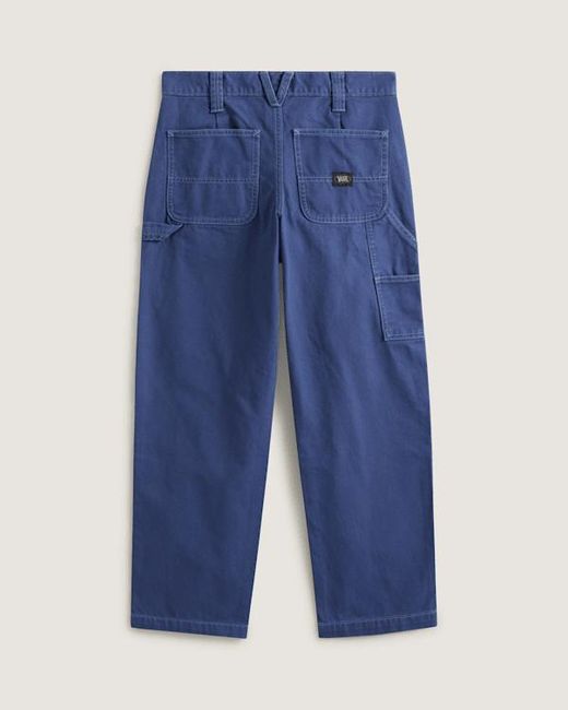 Vans Blue Chore Mid Rise Straight Trousers