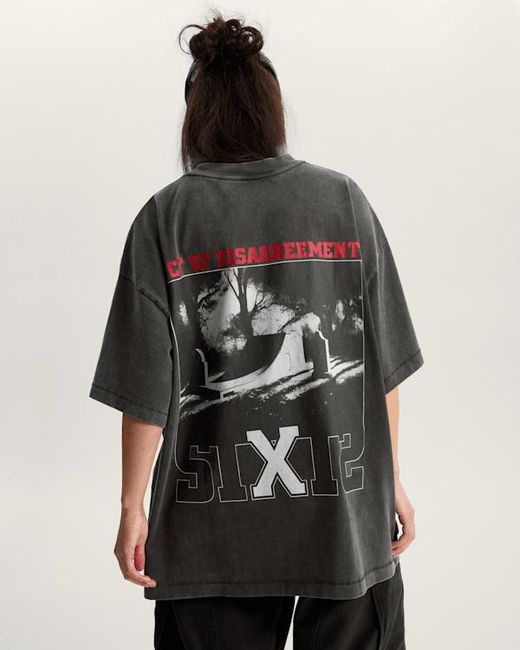 Vans Black Act Of Disagreement Ramp T-Shirt for men