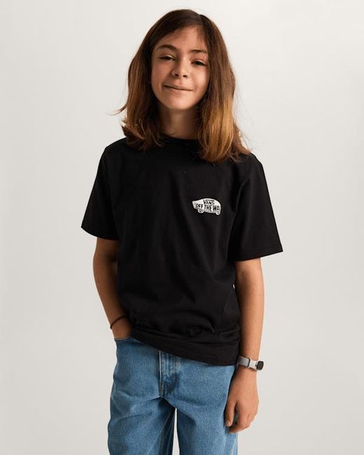 Vans Black Kids Double Standard T-Shirt (8-14 Years)