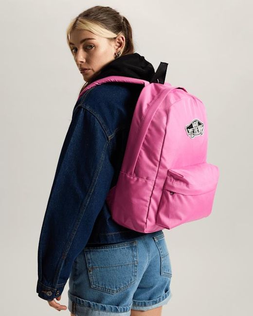 Vans Pink Old Skool Classic Backpack for men
