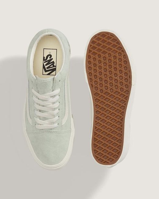 Vans Natural Old Skool Platform Shoes for men