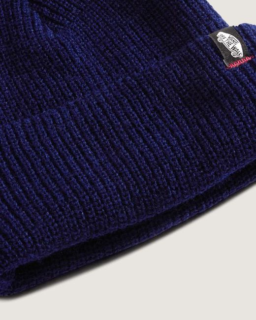Vans Blue Original Shallow Cuff Beanie for men