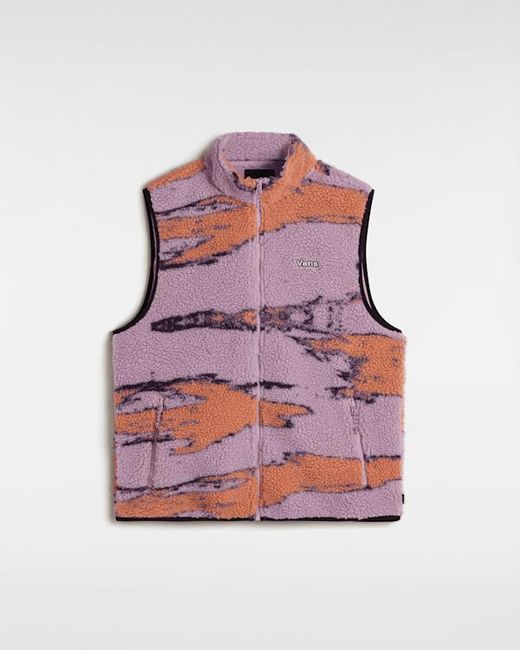 Vans Pink Slip Stream Sherpa Vest for men