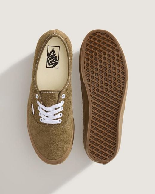 Vans Natural Authentic Hairy Suede Shoes for men