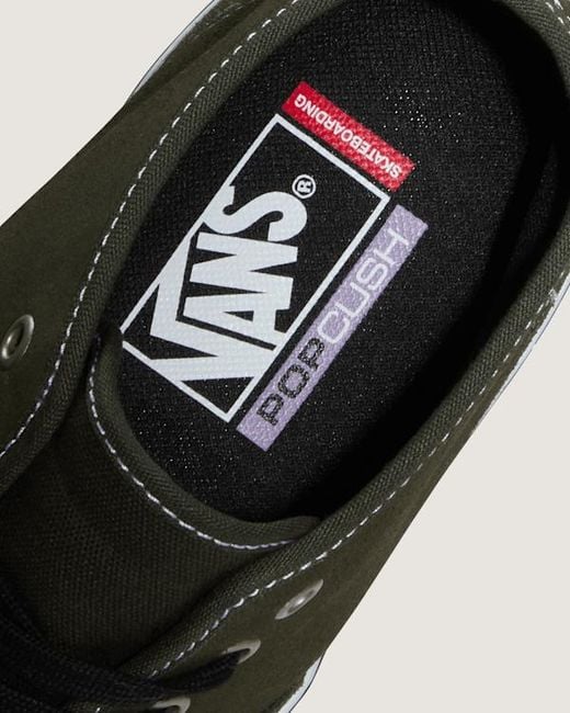 Vans Brown Skate Authentic Mid Shoes for men