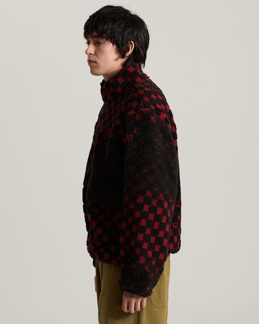 Vans Red Nights High Pile Jacket Poppy Ember for men