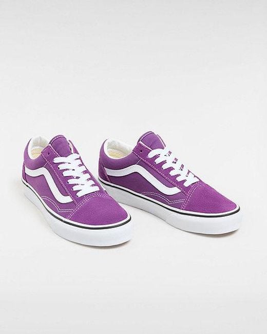 Vans Purple Old Skool Color Theory Shoes