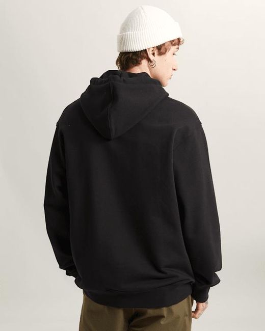 Vans Black They Are Just Shoes Loose Pullover Hoodie for men
