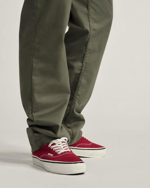 Vans Red Premium Authentic Shoes for men