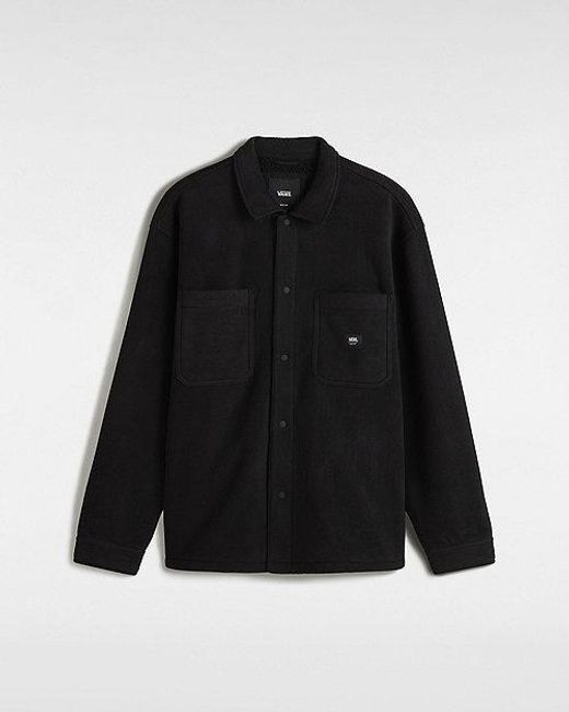 Vans Penmar Heavyweight Polar Fleece Hemdjacke Herren, Größe in Black für Herren