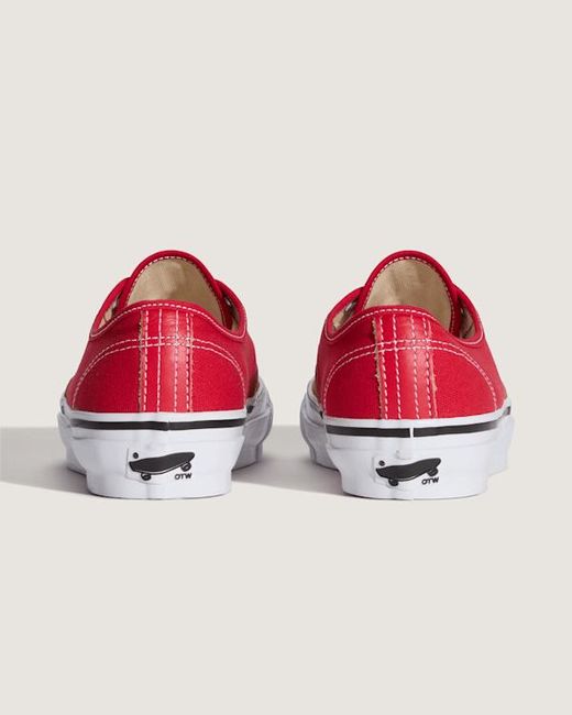 Vans Red Otw Authentic 44 Siped Vibram for men