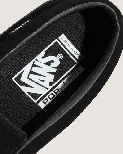 Vans Black Skate Loafer Shoes for men