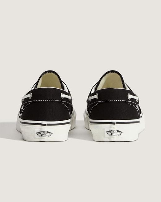 Vans Black Authentic Boat Shoes for men