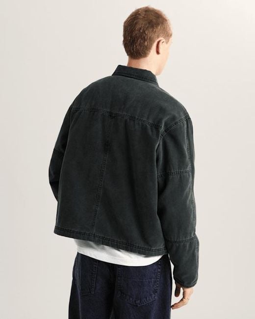 Vans Black Umber Pigment Canvas Jacket for men