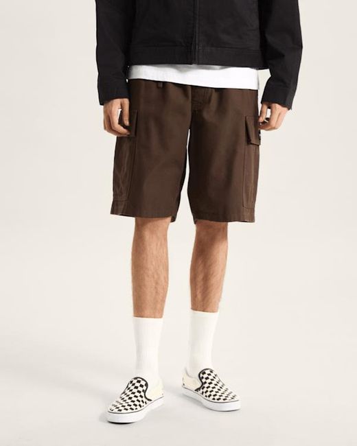Vans Brown Range Cargo Shorts for men