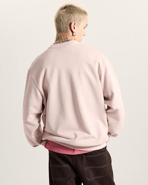 Vans Pink Salton Crew Sweatshirt for men